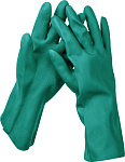 KRAFTOOL XL, повышенной прочности с х/б напылением, гипоаллергенные нитриловые индустриальные перчатки маслобензостойкие NITRIL 11280-XL_z01 купить по цене 313 ₽ в интернет магазине ТЕХСАД