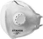 STAYER класс защиты FFP1, с клапаном, плоская, полумаска фильтрующая 11113_z01 купить по цене 92 ₽ в интернет магазине ТЕХСАД