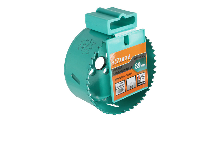 Коронка биметаллическая Sturm! 1090-04-BI-89 купить по цене 1 140 ₽ в интернет магазине ТЕХСАД