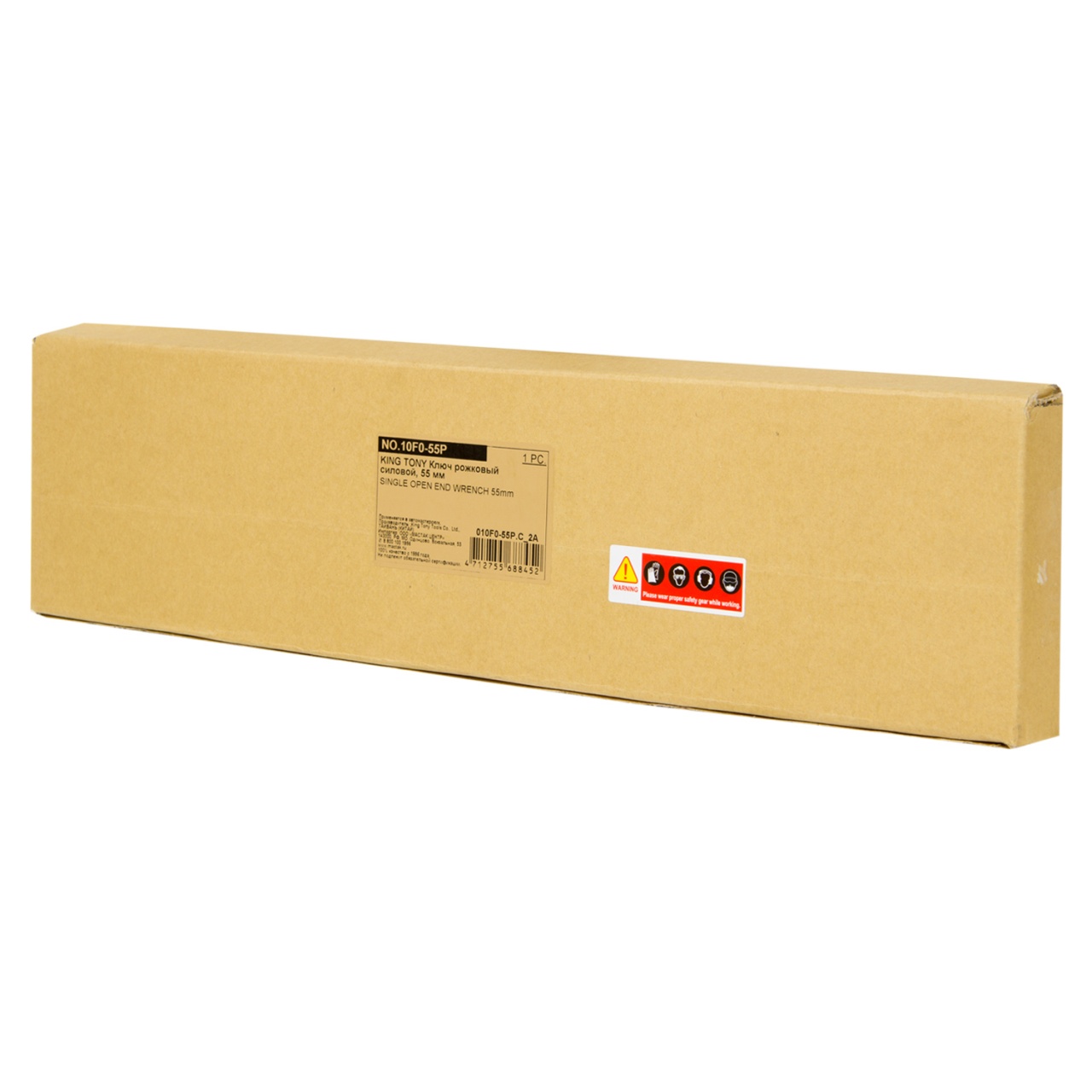 Ключ рожковый силовой, 55 мм KING TONY 10F0-55P купить по цене 4 040 ₽ в интернет магазине ТЕХСАД