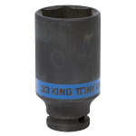 Головка торцевая ударная глубокая шестигранная 1/2'', 33 мм KING TONY 443533M купить по цене 1 160 ₽ в интернет магазине ТЕХСАД