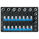 Набор торцевых насадок и головок 1/2'', 3/8'', Torx, Hex, Е6-Е20, ложемент, 28 предметов KING TONY 9-7128PRV купить по цене 6 470 ₽ в интернет магазине ТЕХСАД