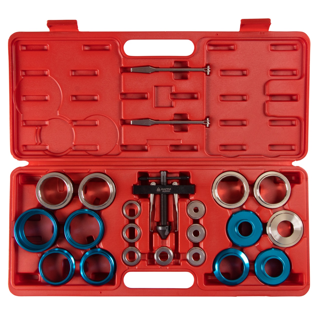Набор оправок для монтажа и демонтажа сальников, 27-58 мм, кейс, 22 предмета МАСТАК 103-80022C купить по цене 15 350 ₽ в интернет магазине ТЕХСАД