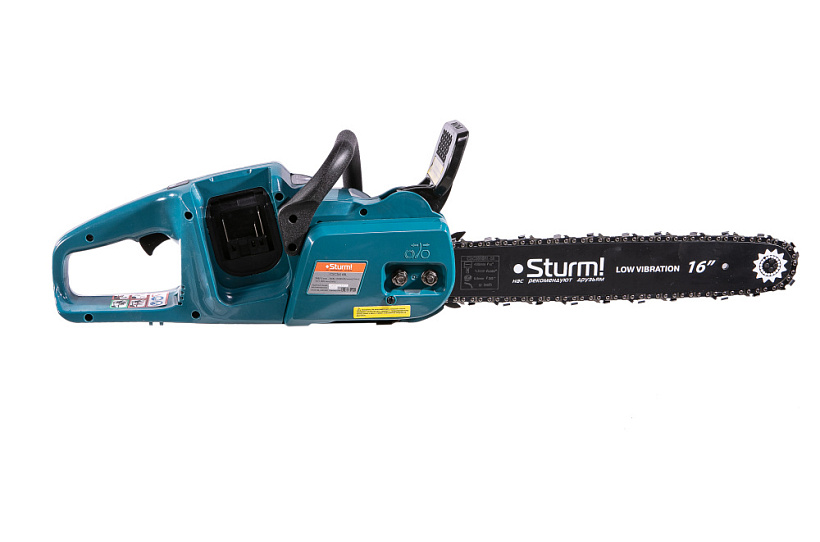 Аккумуляторная цепная пила Sturm! CSC3616BL 1BatterySystem купить по цене 15&nbsp;650 ₽ в интернет магазине ТЕХСАД