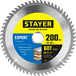 STAYER 200 x 32/30 мм, 60Т, диск пильный по дереву EXPERT 3682-200-32-60_z01 купить по цене 770 ₽ в интернет магазине ТЕХСАД
