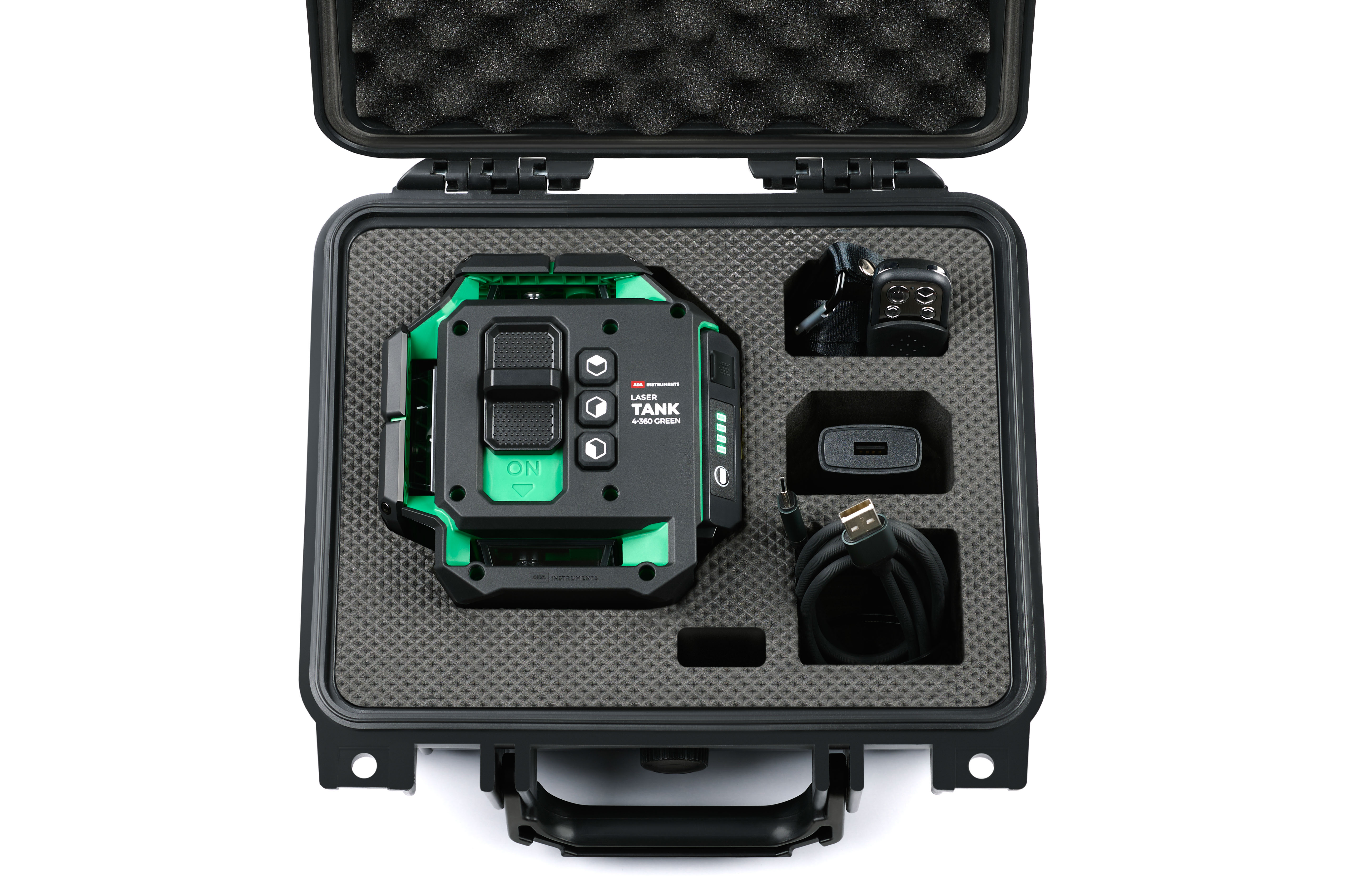 Лазерный уровень ADA LaserTANK 4-360 GREEN Basic Edition купить по цене 29&nbsp;990 ₽ в интернет магазине ТЕХСАД