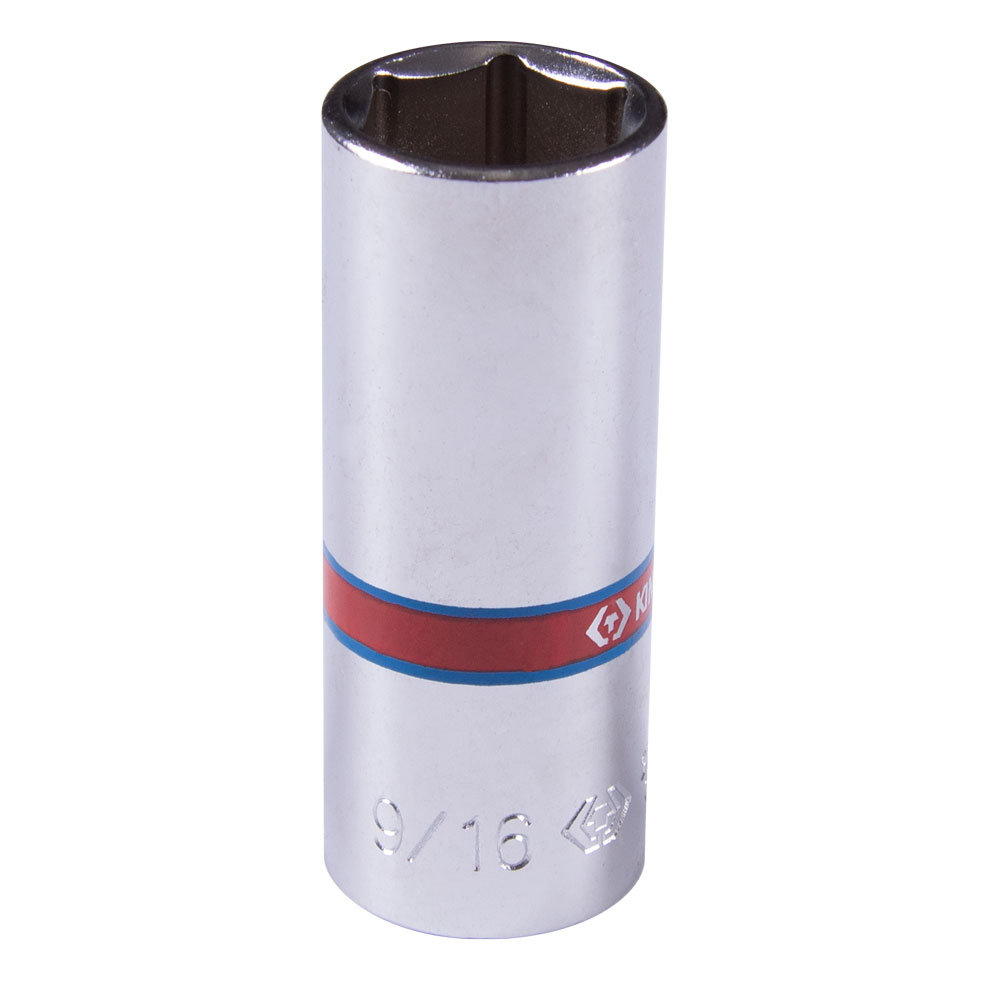 Головка торцевая глубокая шестигранная 1/4'', 9/16'', дюймовая KING TONY 223518S купить по цене 210 ₽ в интернет магазине ТЕХСАД