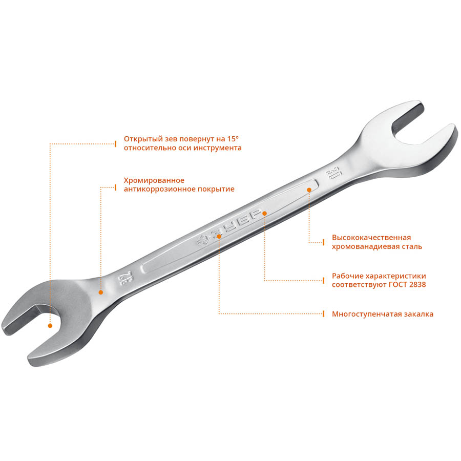 ЗУБР 32 шт, 6-32 мм, набор комбинированных и рожковых гаечных ключей 27086-H32 Профессионал купить по цене 9 530 ₽ в интернет магазине ТЕХСАД