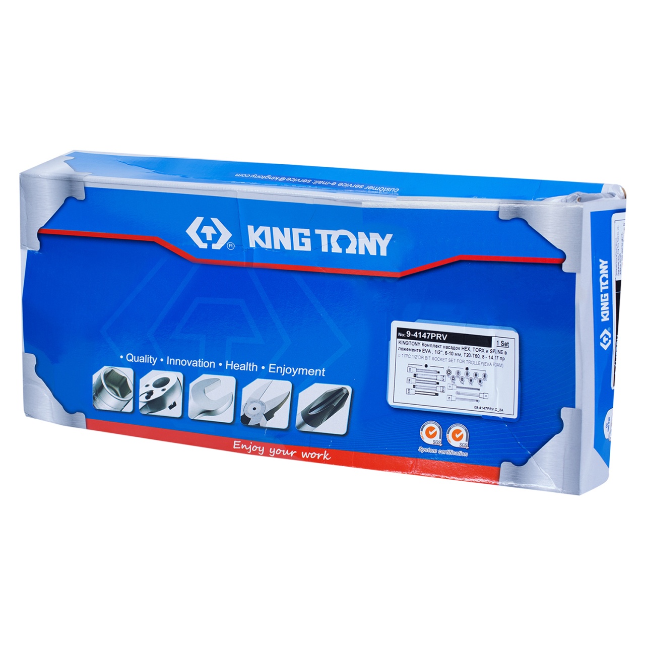 Набор насадок Hex, Torx и Spline, ложемент, 17 предметов KING TONY 9-4147PRV Набор насадок Hex, Torx и Spline, ложемент, 17 предметов KING TONY 9-4147PRV купить по цене 9 060 ₽ в интернет магазине ТЕХСАД