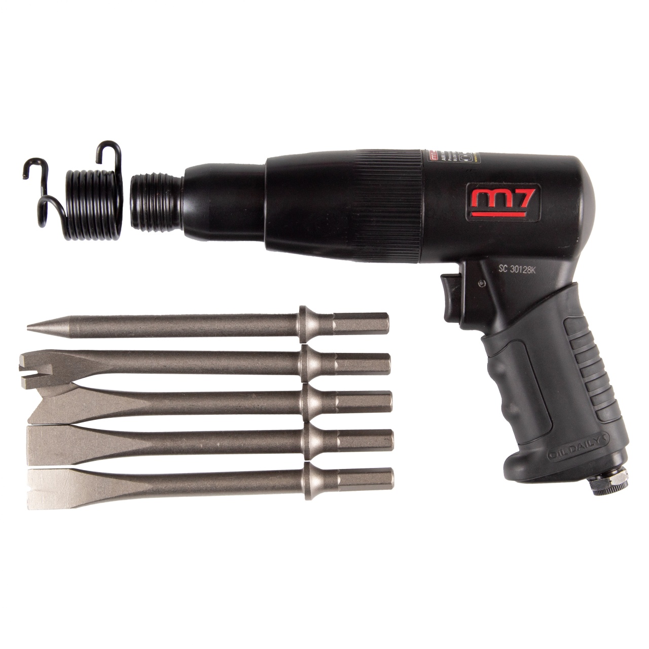 Пневмозубило 10 мм, 2200 уд/мин MIGHTY SEVEN SC-342C купить по цене 16&nbsp;000 ₽ в интернет магазине ТЕХСАД