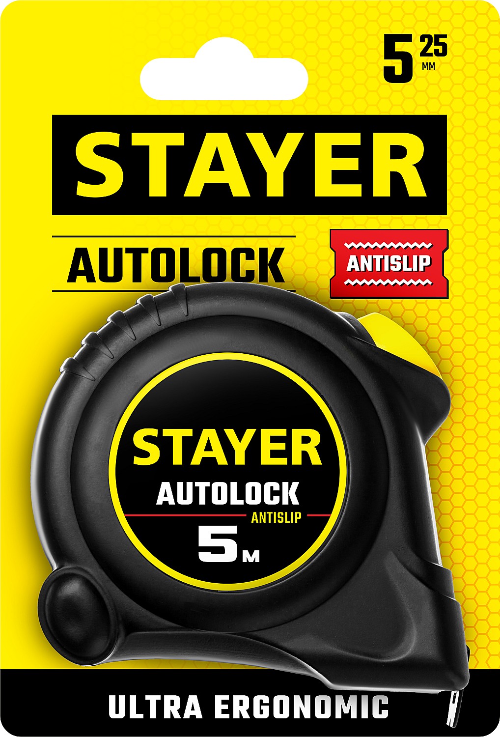 STAYER 5 м х 25 мм, с автостопом рулетка 2-34126-05-25_z02 купить по цене 370 ₽ в интернет магазине ТЕХСАД