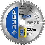 ЗУБР Ø 230 x 30 мм, 48T, диск пильный по дереву ''Чистый рез'' 36905-230-30-48 купить по цене 1 760 ₽ в интернет магазине ТЕХСАД