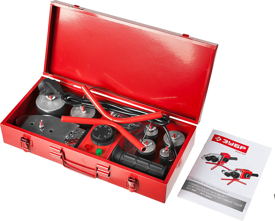 ЗУБР 800 Вт, муфтовый (раструбный), мечевидный, сварочный аппарат для полипропиленовых труб АСТ-800 купить по цене 3 300 ₽ в интернет магазине ТЕХСАД