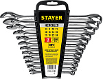 STAYER 12 шт, 8 - 24 мм, набор комбинированных гаечных ключей HERCULES 27085-H12_z01 купить по цене 2 080 ₽ в интернет магазине ТЕХСАД
