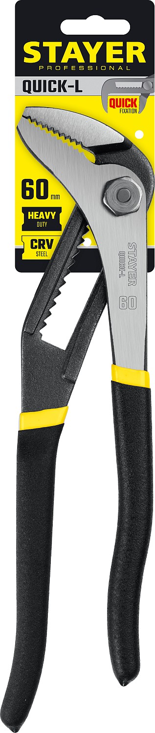 STAYER 270 мм, клещи переставные с быстрой регулировкой Quick-L 22370_z02 Professional купить по цене 1 050 ₽ в интернет магазине ТЕХСАД
