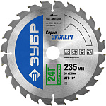 ЗУБР Ø 235 x 30 мм, 24T, диск пильный по дереву ''Быстрый рез'' 36901-235-30-24 купить по цене 1 115 ₽ в интернет магазине ТЕХСАД