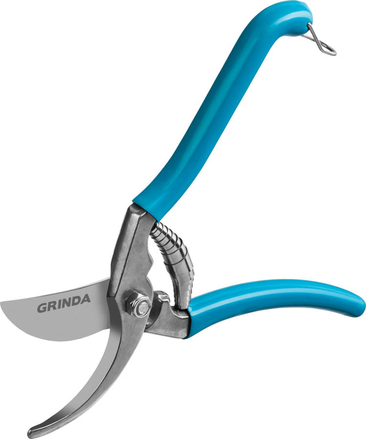 GRINDA 210 мм, цельнокованый, плоскостной секатор 423410 купить по цене 740 ₽ в интернет магазине ТЕХСАД