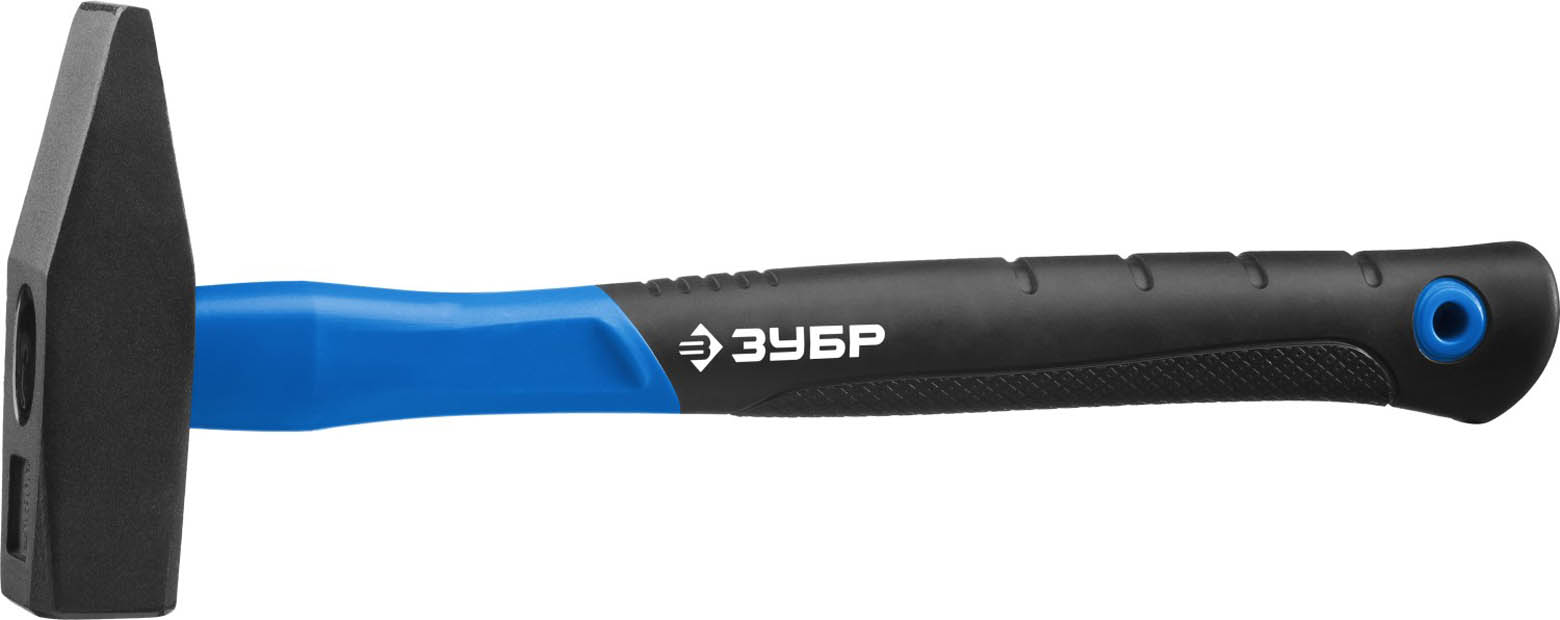 ЗУБР 800 г, молоток слесарный с фиберглассовой рукояткой 20020-08_z01 Профессионал купить по цене 870 ₽ в интернет магазине ТЕХСАД