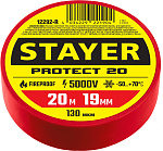 STAYER 19 мм, 20 м, цвет красный, изолента ПВХ не поддерживает горение Protect-20 12292-R STAYER 19 мм, 20 м, цвет красный, изолента ПВХ не поддерживает горение Protect-20 12292-R купить по цене 72 ₽ в интернет магазине ТЕХСАД
