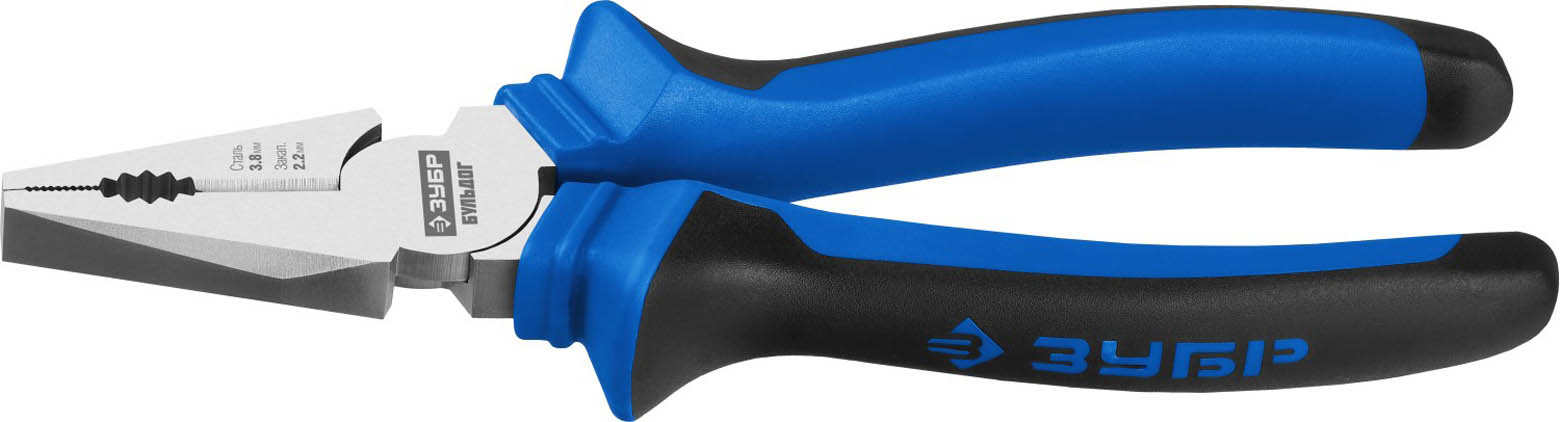 ЗУБР 200 мм, плоскогубцы Бульдог 2201-1-20_z02 Профессионал купить по цене 1 040 ₽ в интернет магазине ТЕХСАД