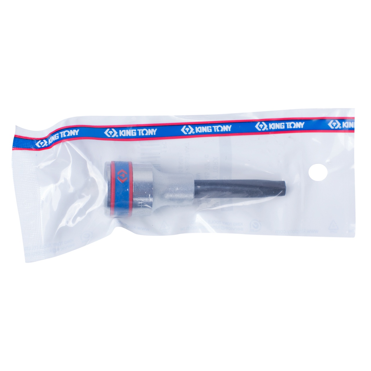 Насадка (бита) торцевая 1/2'', Torx, T45, L = 80 мм, с отверстием KING TONY 403745 купить по цене 490 ₽ в интернет магазине ТЕХСАД