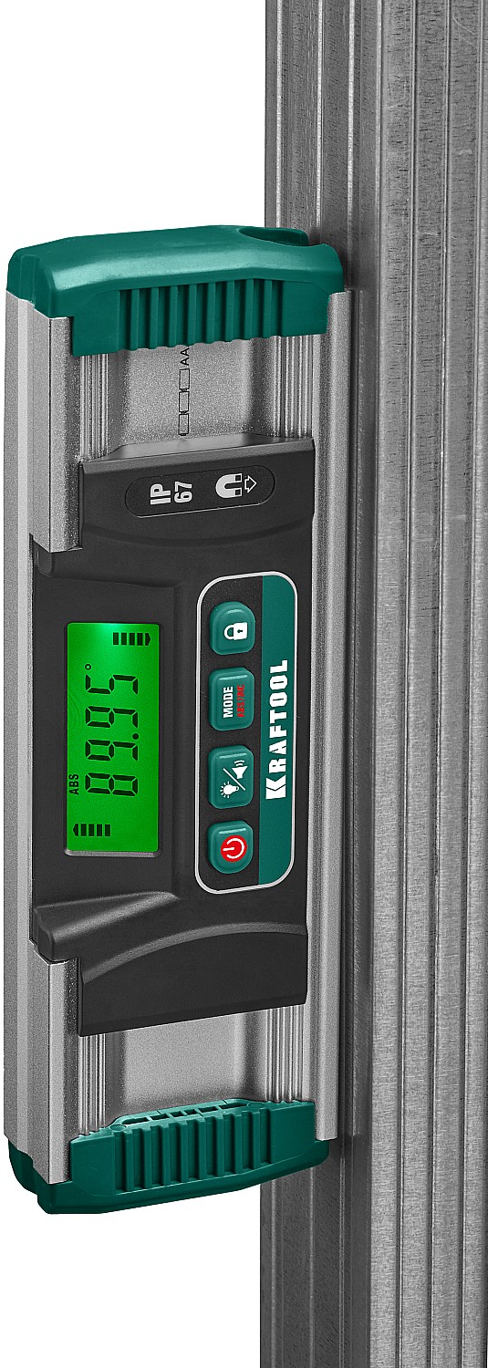 KRAFTOOL диапазон 0-360°, HOLD, подсветка экрана, IP67, точность 0.05°, уровень-уклономер электронный EXTREM 34686 купить по цене 6 720 ₽ в интернет магазине ТЕХСАД