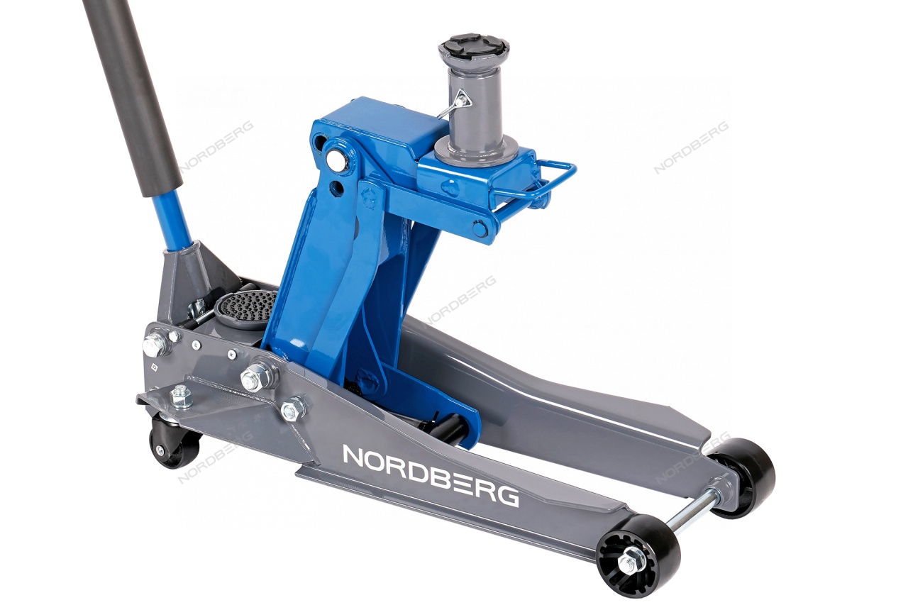 Домкрат подкатной 2, 3 т, с проставкой NORDBERG N32025 купить по цене 20 228 ₽ в интернет магазине ТЕХСАД