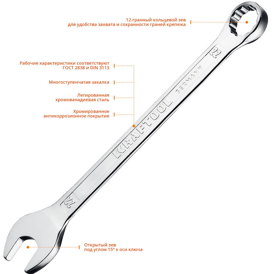 KRAFTOOL 12 шт, 6 - 22 мм, набор комбинированных гаечных ключей 27079-H12_z01 KRAFTOOL 12 шт, 6 - 22 мм, набор комбинированных гаечных ключей 27079-H12_z01 купить по цене 2 370 ₽ в интернет магазине ТЕХСАД
