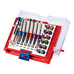 Набор вставок (бит) 1/4'', PH, PZ, Hex, Torx, Slotted, 19 предметов МАСТАК 058-10019C купить по цене 2 600 ₽ в интернет магазине ТЕХСАД