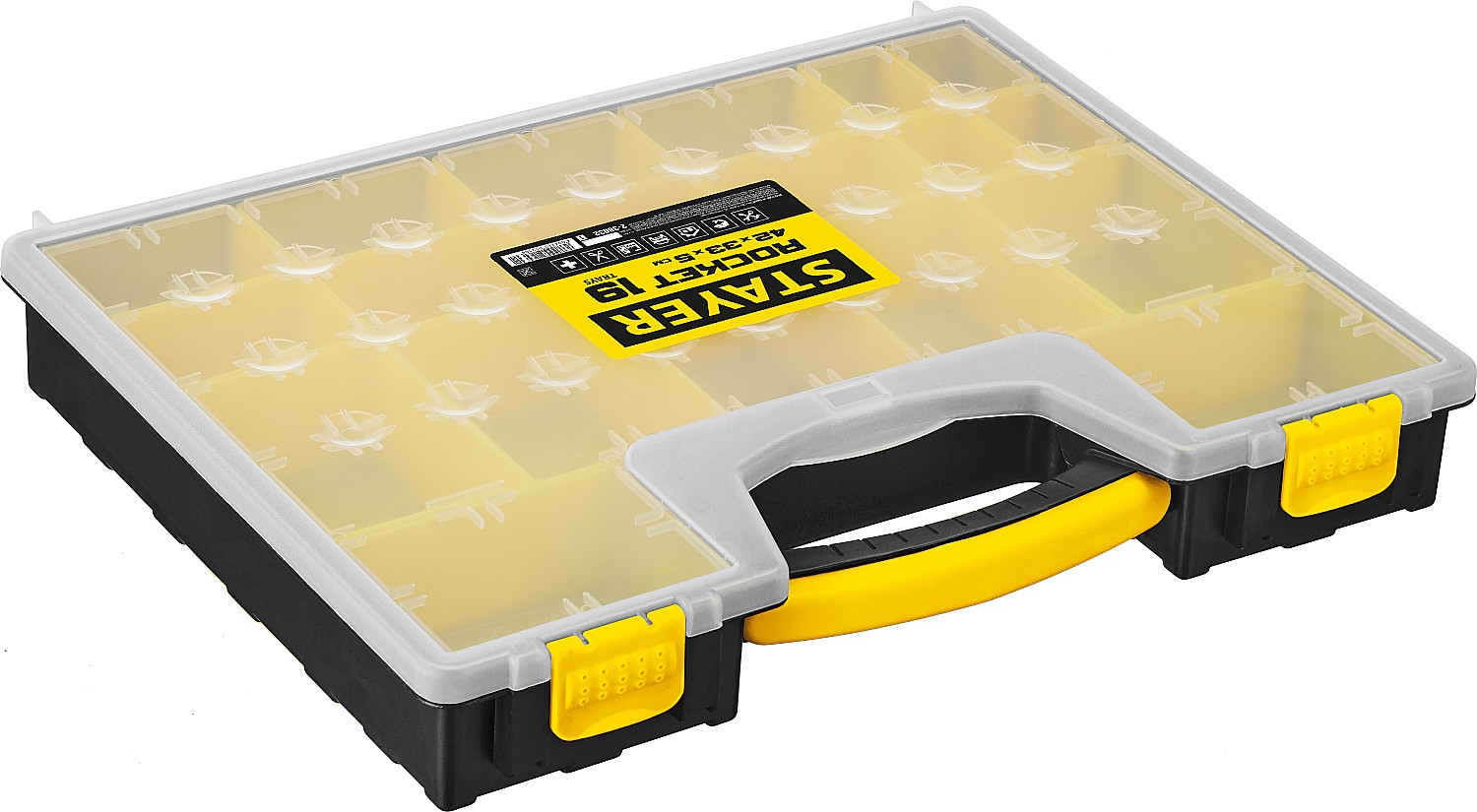 STAYER 420 x 330 x 50 мм (16,5''), пластиковый, органайзер со съемными лотками MULTIMAX 2-38032 купить по цене 1 171 ₽ в интернет магазине ТЕХСАД