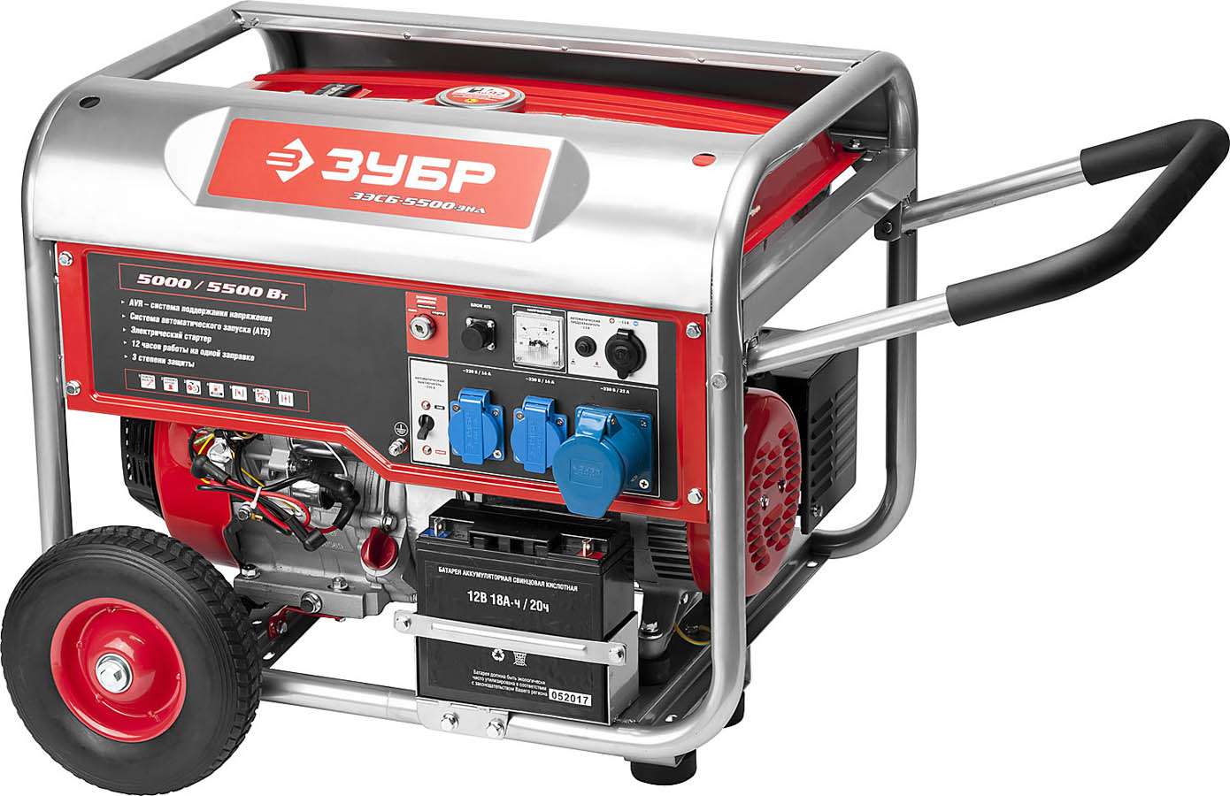 ЗУБР для генераторов мощностью свыше 4000 Вт, набор колес + рукоятка ЗЭСБ-РК-2 Мастер купить по цене 2 042 ₽ в интернет магазине ТЕХСАД