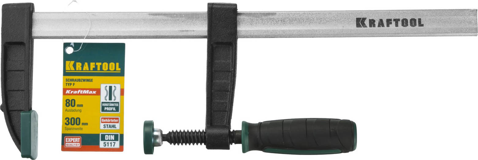 KRAFTOOL F 300х80 мм, струбцина 32011-080-300 KRAFTOOL F 300х80 мм, струбцина 32011-080-300 купить по цене 629 ₽ в интернет магазине ТЕХСАД