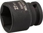 KRAFTOOL 1/2'', 27 мм, Cr-Mo сталь, фосфатированная, торцовая головка ударная 27940-27_z01 купить по цене 780 ₽ в интернет магазине ТЕХСАД