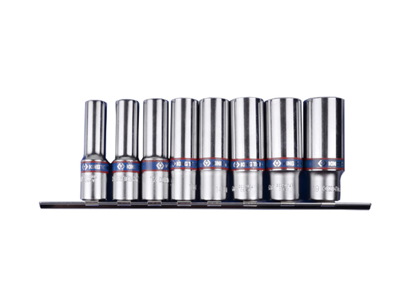 Набор глубоких торцевых головок 3/8'', шестигранные, 10-19 мм, 8 предметов KING TONY 3508MR10 купить по цене 2 010 ₽ в интернет магазине ТЕХСАД