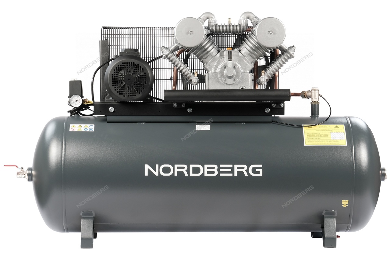 Компрессор поршневой, ременной NORDBERG NCP500/1000-16 купить по цене 264 962 ₽ в интернет магазине ТЕХСАД