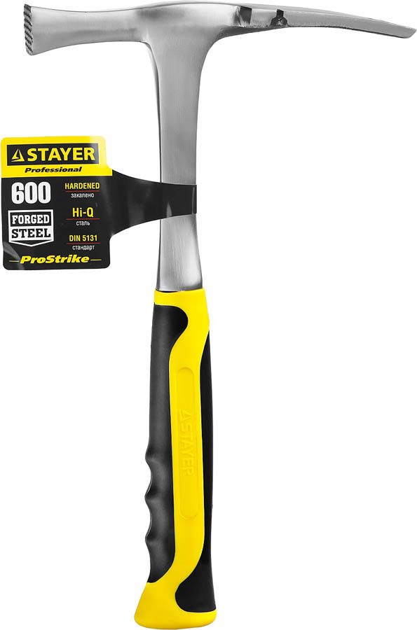STAYER 600 г, цельнометаллический, молоток каменщика 20165 купить по цене 1 440 ₽ в интернет магазине ТЕХСАД