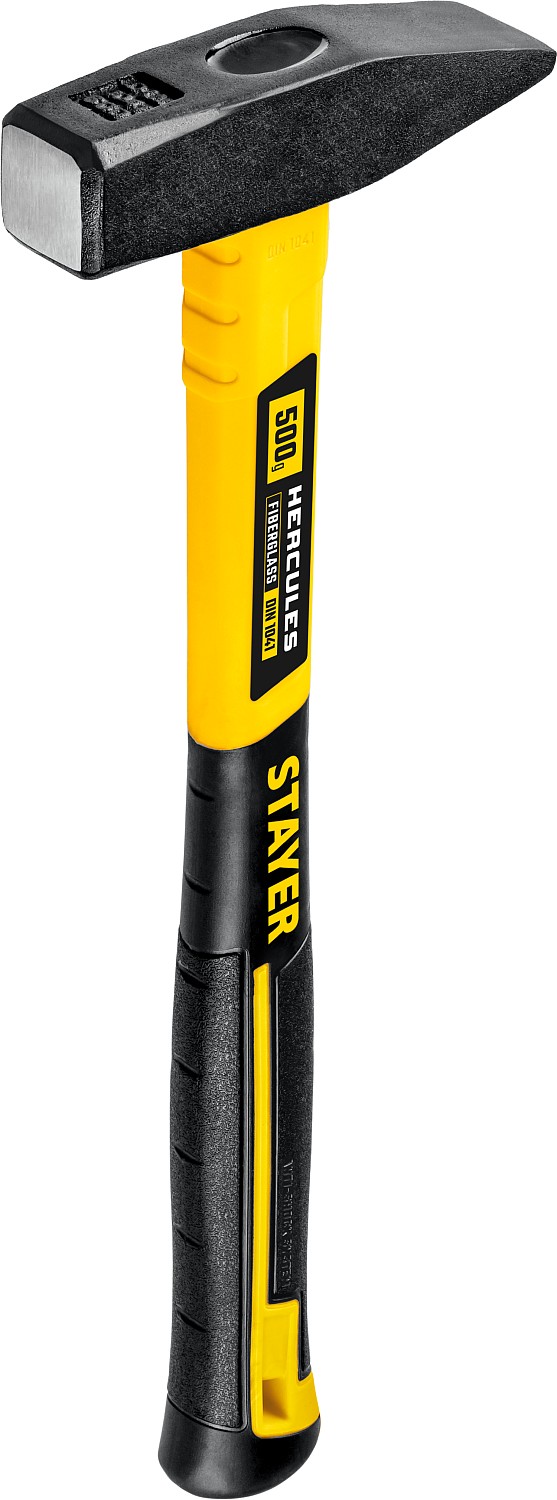 STAYER 500 г, с фиберглассовой рукояткой, молоток слесарный HERCULES 20050-05_z02 купить по цене 650 ₽ в интернет магазине ТЕХСАД