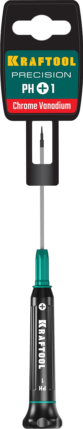 KRAFTOOL PH 1, отвертка для точных работ Precision 25682-1 Pro купить по цене 256 ₽ в интернет магазине ТЕХСАД