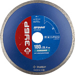 ЗУБР Ø 180х25.4 мм, алмазный, сплошной, круг отрезной для электроплиткореза 36655-180_z01 Профессионал купить по цене 735 ₽ в интернет магазине ТЕХСАД