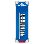 Набор торцевых головок 1/4'', шестигранные, 5/32''-1/2'', 9 предметов KING TONY 2509SR купить по цене 800 ₽ в интернет магазине ТЕХСАД