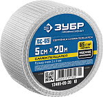 ЗУБР 5 см х 20 м, 3х3 мм, сетка самоклеящаяся стеклотканевая 12465-05-20_z01 Профессионал купить по цене 104 ₽ в интернет магазине ТЕХСАД
