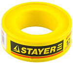STAYER толщина 0,075 мм, плотность 0,16 г/см3, ширина 12 мм, фум лента 12360-12-016 купить по цене 35 ₽ в интернет магазине ТЕХСАД