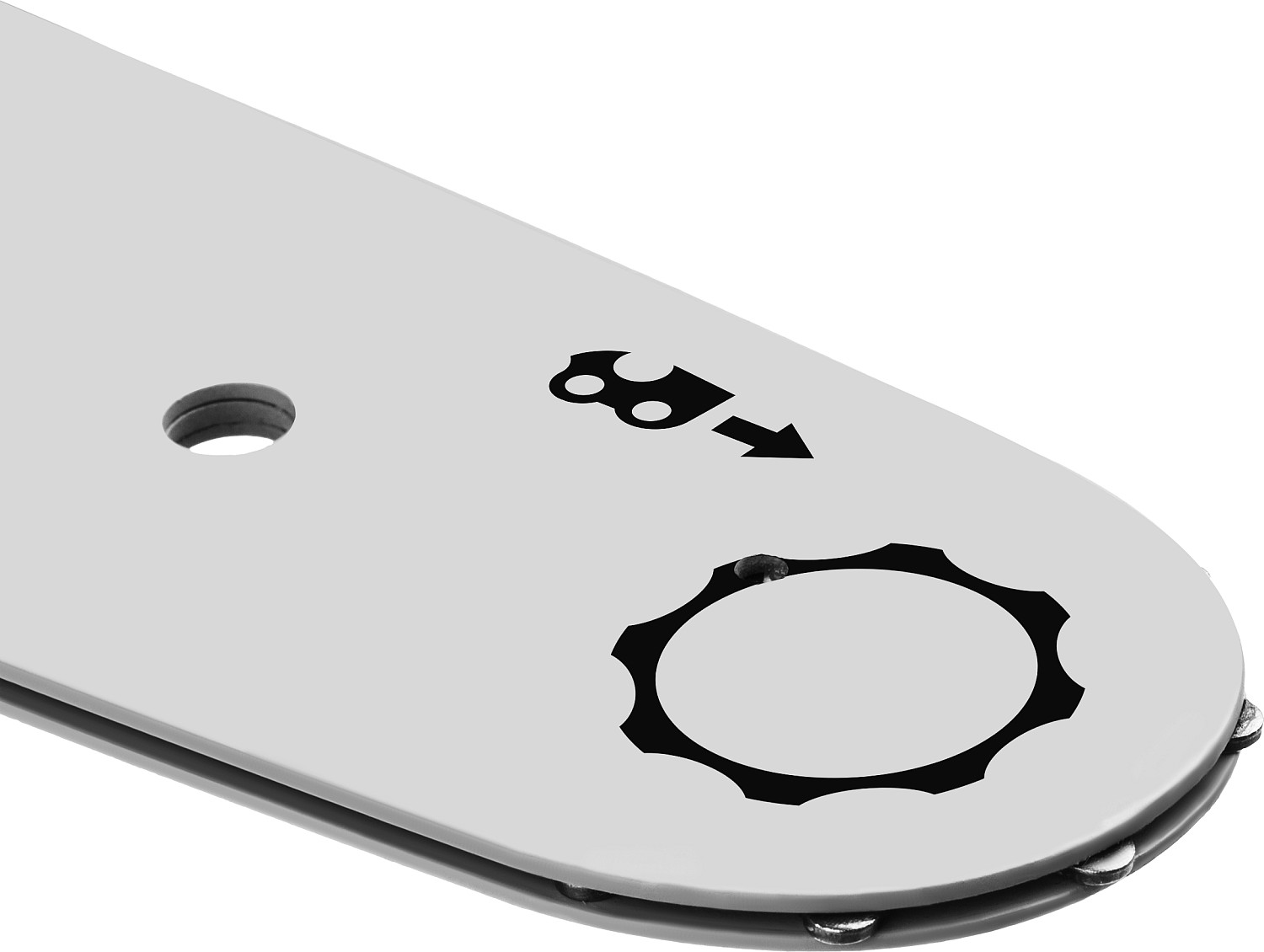 ЗУБР тип 4 шаг 3/8 (0.375)'', паз 1.3 мм, 45 см, шина для электро и бензопил 70204-45 Мастер купить по цене 870 ₽ в интернет магазине ТЕХСАД