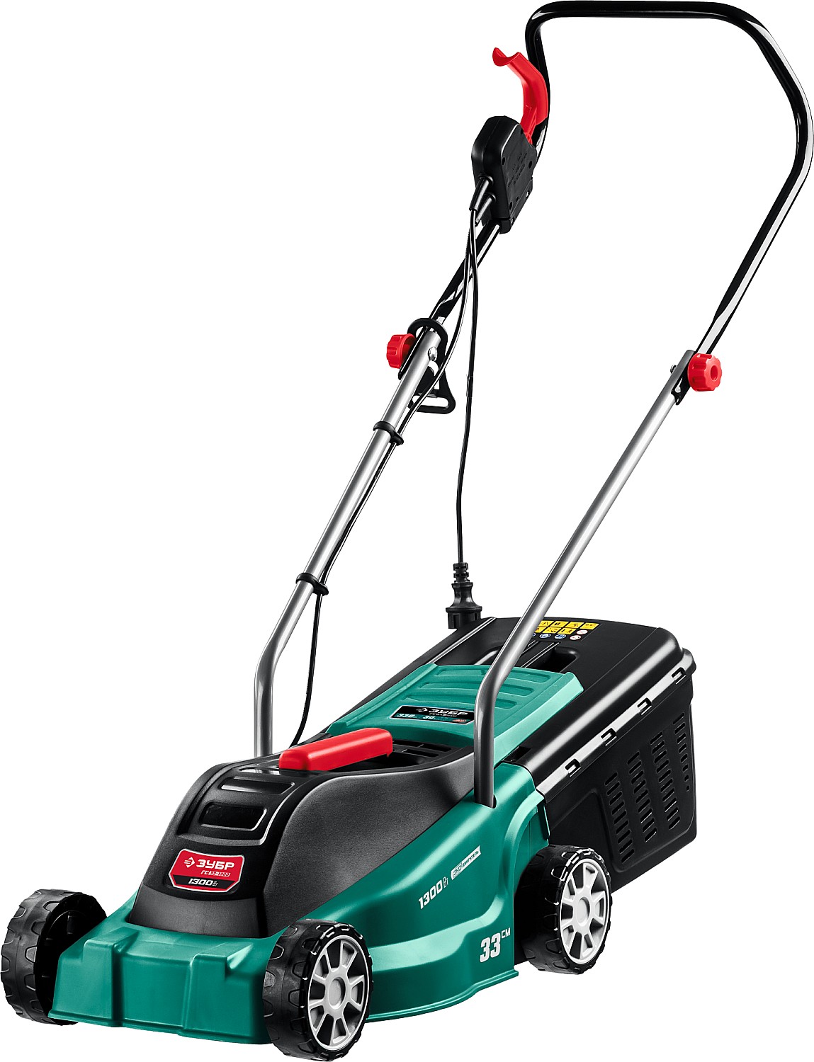 ЗУБР 1300 Вт, 330 мм, газонокосилка сетевая ГС-33-1300 купить по цене 5 833 ₽ в интернет магазине ТЕХСАД