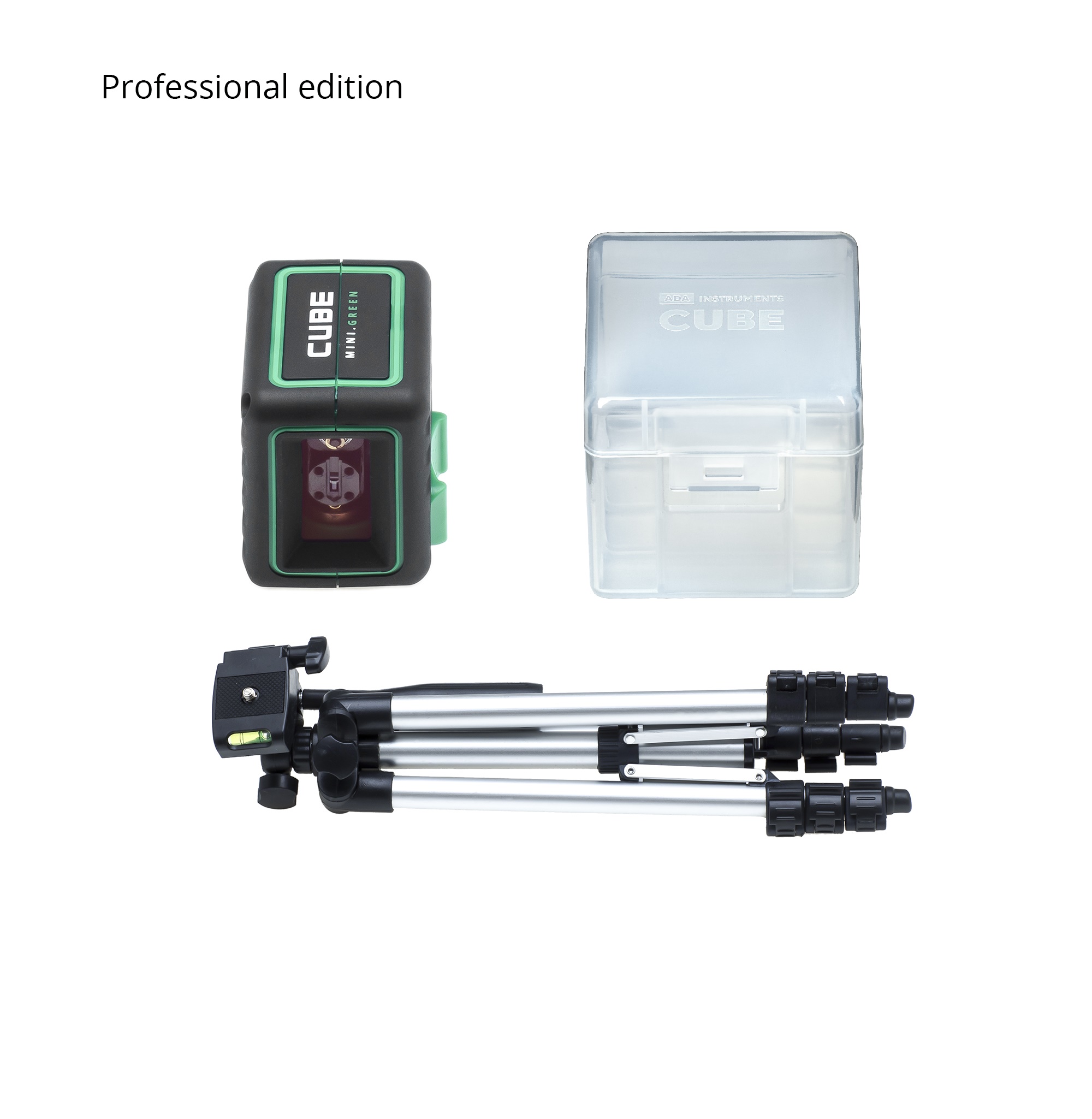 Лазерный уровень ADA CUBE MINI GREEN PROFESSIONAL EDITION купить по цене 6&nbsp;990 ₽ в интернет магазине ТЕХСАД