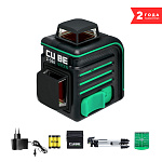Лазерный уровень ADA CUBE 2-360 GREEN PROFESSIONAL EDITION купить по цене 14 990 ₽ в интернет магазине ТЕХСАД