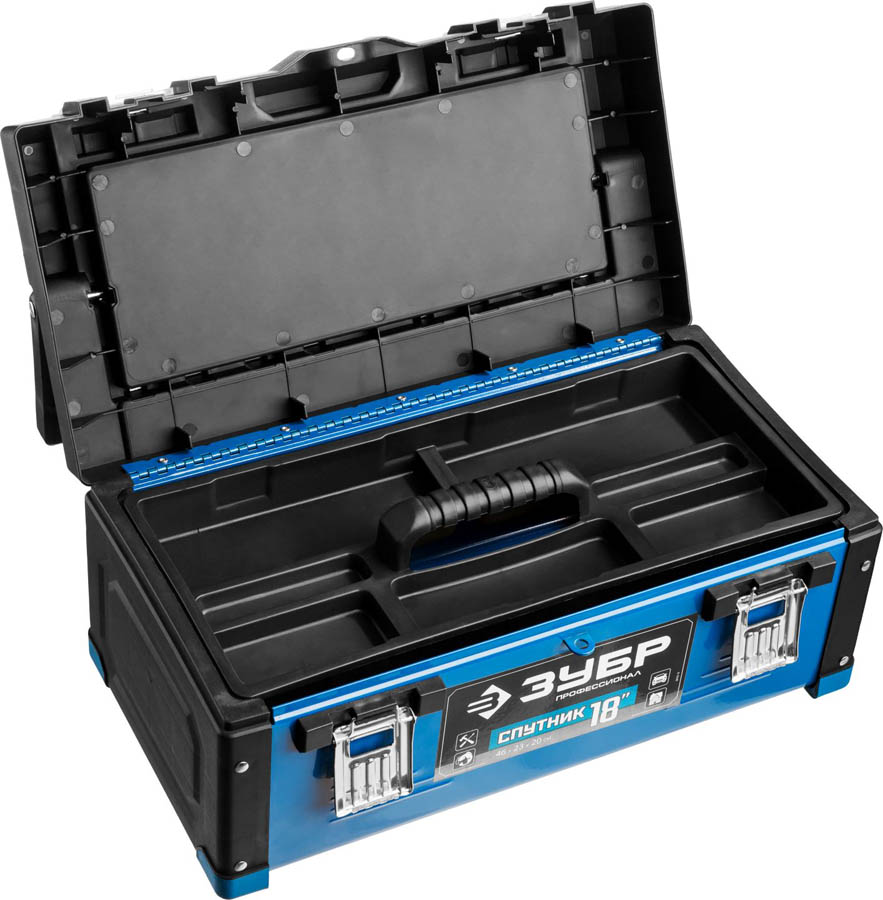 ЗУБР 457 х 230 х 205 мм, металлический, ящик для инструмента СПУТНИК-18 38153-18 Профессионал купить по цене 3 570 ₽ в интернет магазине ТЕХСАД