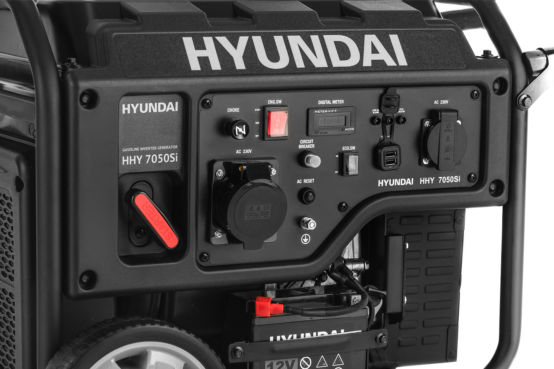 Инверторный генератор Hyundai HHY 7050Si купить по цене 92&nbsp;490 ₽ в интернет магазине ТЕХСАД
