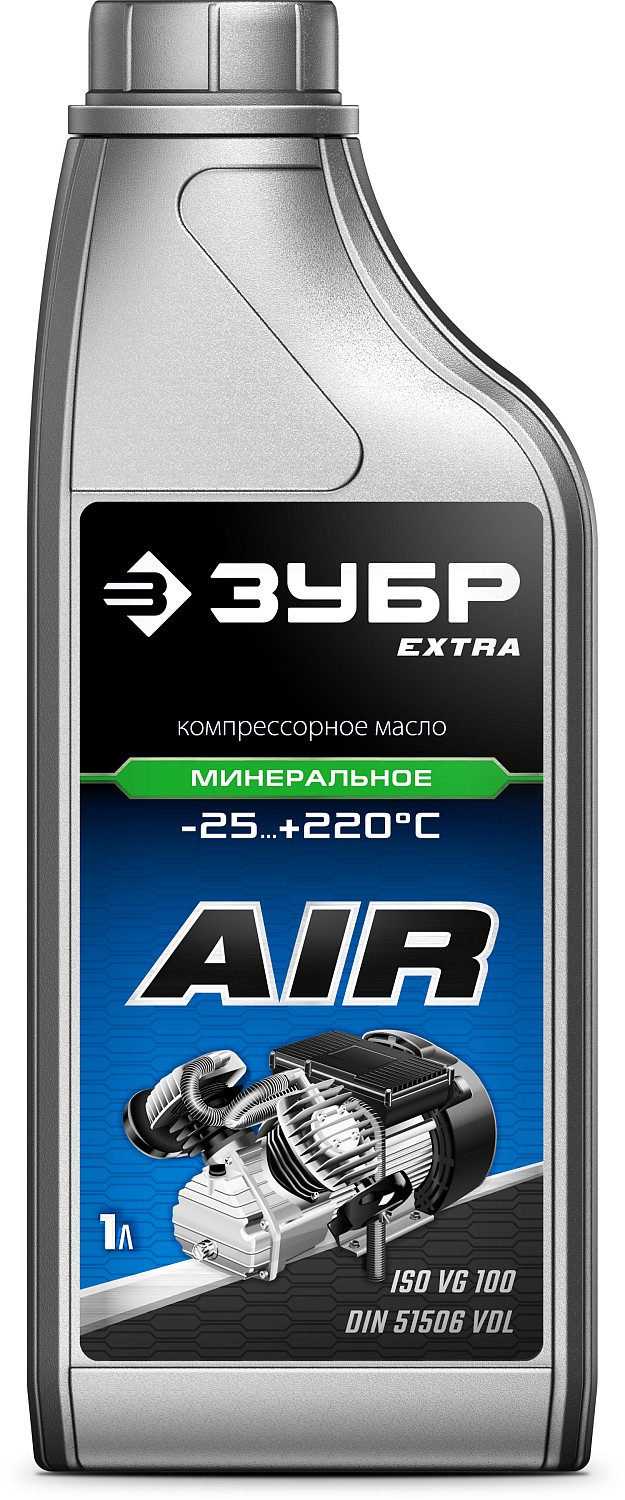 ЗУБР 1 л, компрессорное минеральное масло 70630-1 EXTRA купить по цене 420 ₽ в интернет магазине ТЕХСАД