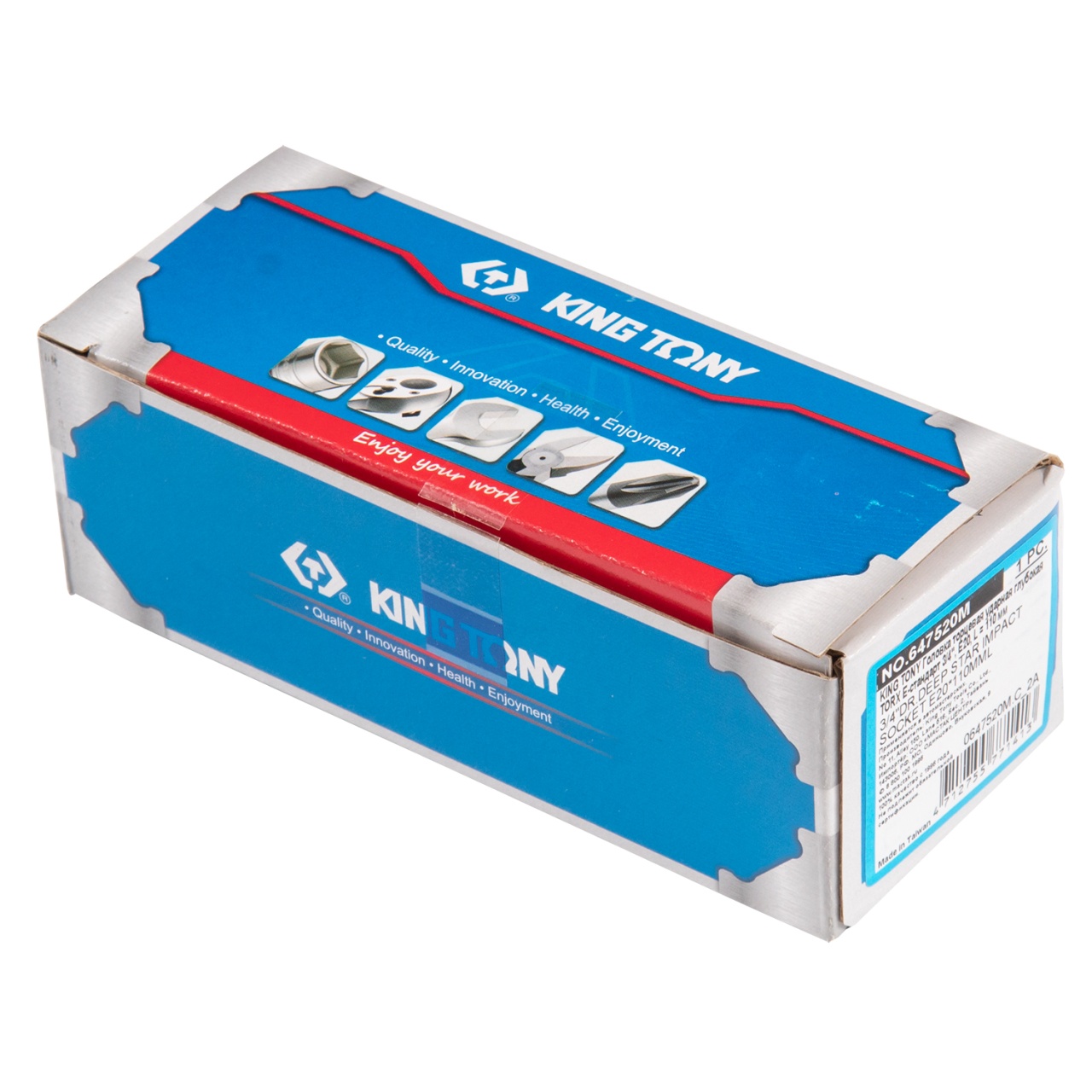 Головка торцевая ударная глубокая TORX Е-стандарт 3/4'', E20, L = 110 мм KING TONY 647520M купить по цене 2 180 ₽ в интернет магазине ТЕХСАД